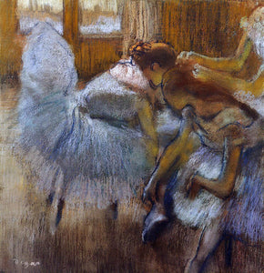  Edgar Degas Dancers Relaxing - Art Print