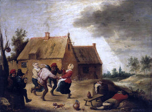  Abraham Teniers Dancing Peasants - Art Print