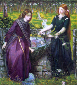  Dante Gabriel Rossetti Dante's Vision of Rachel and Leah - Art Print