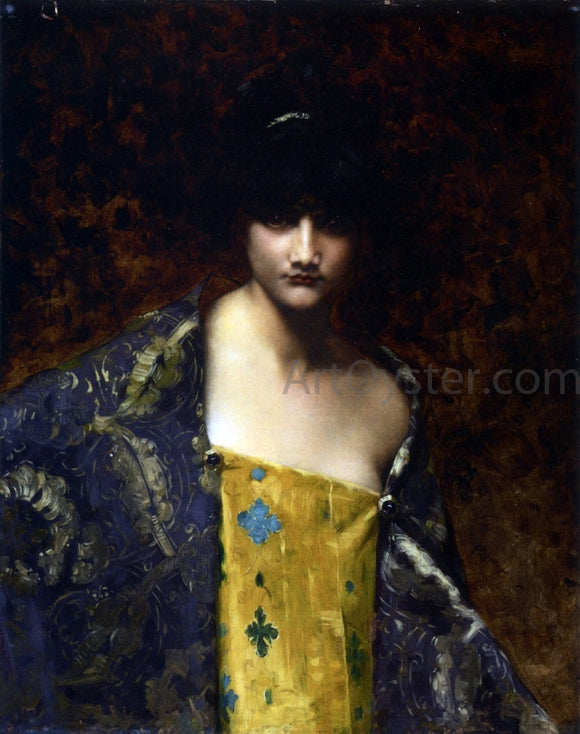  Juana Romani Dark Haired Beauty - Art Print