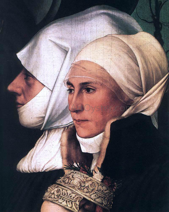  The Younger Hans Holbein Darmstadt Madonna (detail) - Art Print