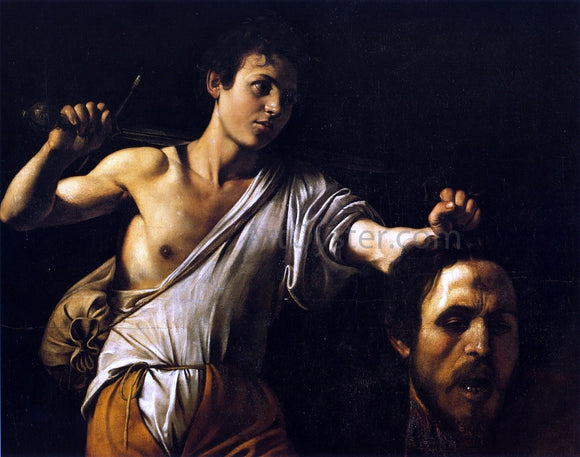  Caravaggio David with the Head of Goliath - Art Print