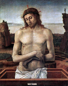  Giovanni Bellini Dead Christ in the Sepulchre (Pieta) - Art Print