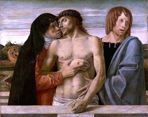  Giovanni Bellini Dead Christ Supported by the Madonna and St. John - Art Print