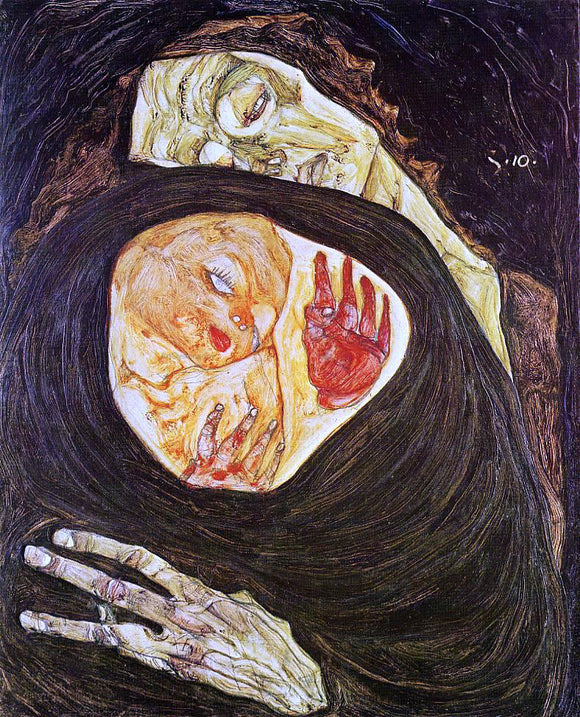  Egon Schiele Dead Mother - Art Print