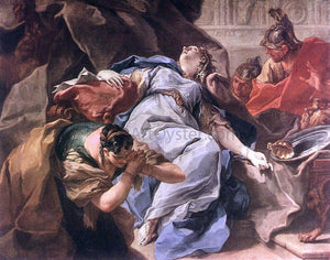  Giambattista Pittoni Death of Sophonisba - Art Print