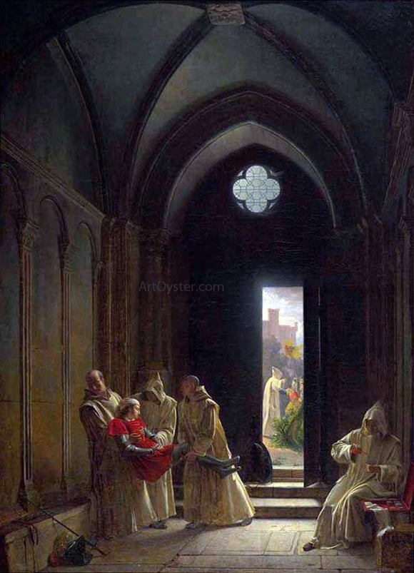  Fleury-Francois Richard Death of the Prince de Talmont - Art Print