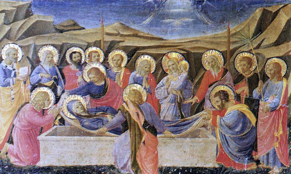  Fra Angelico Death of the Virgin (The Cortona Altarpiece) - Art Print