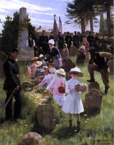  Carlton Hirschberg Decoration Day - Art Print