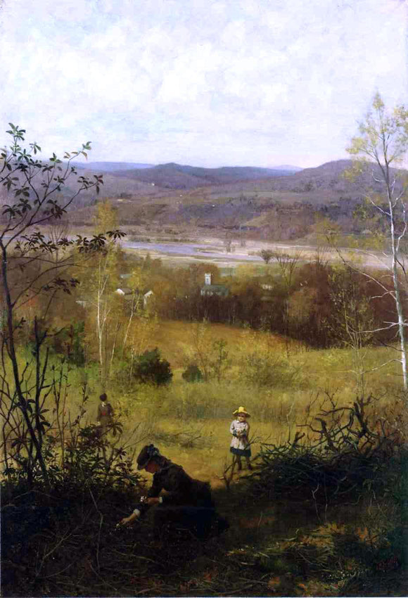  James Wells Champney Deerfield Valley - Art Print