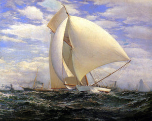  James Gale Tyler Defender Defeating Valkyrie III, September 7, 1895 - Art Print