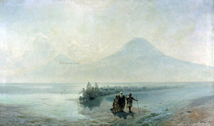  Ivan Constantinovich Aivazovsky Dejection of Noah from Mountain Ararat - Art Print