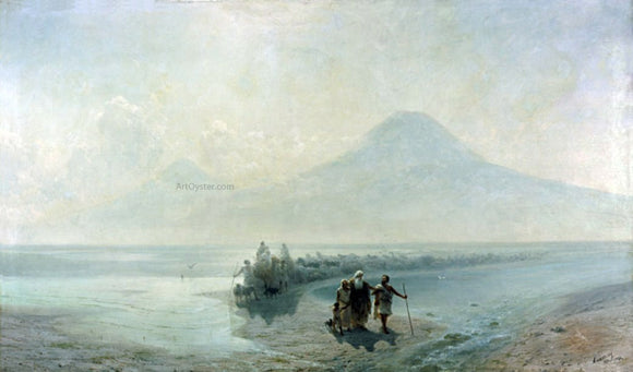  Ivan Constantinovich Aivazovsky Dejection of Noah from Mountain Ararat - Art Print