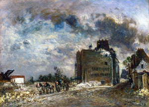  Johan Barthold Jongkind Demolition of the Rue des Franes-Bourgeois - Art Print