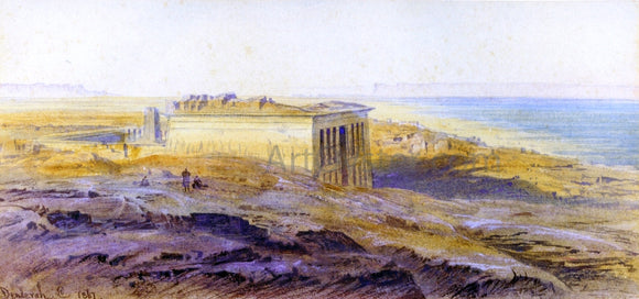  Edward Lear Denderah on the Nile - Art Print