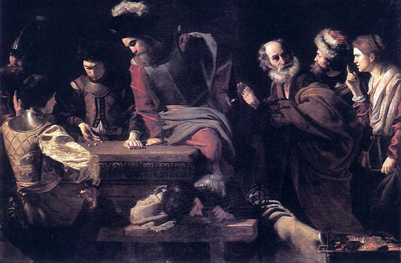  Nicolas Tournier Denial of St Peter - Art Print