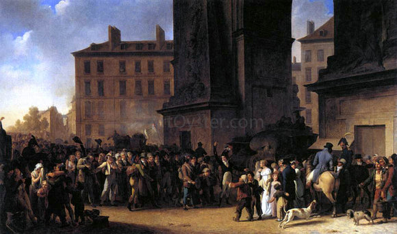  Louis Leopold Boilly Departure of the Conscripts in 1807 - Art Print