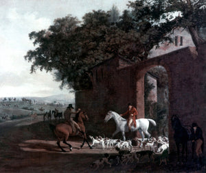  Jacques-Laurent Agasse Departure to the Hunt - Art Print