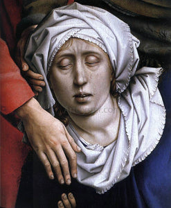  Rogier Van der Weyden Deposition (detail: 2) - Art Print