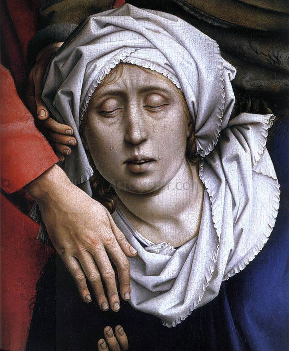  Rogier Van der Weyden Deposition (detail: 2) - Art Print