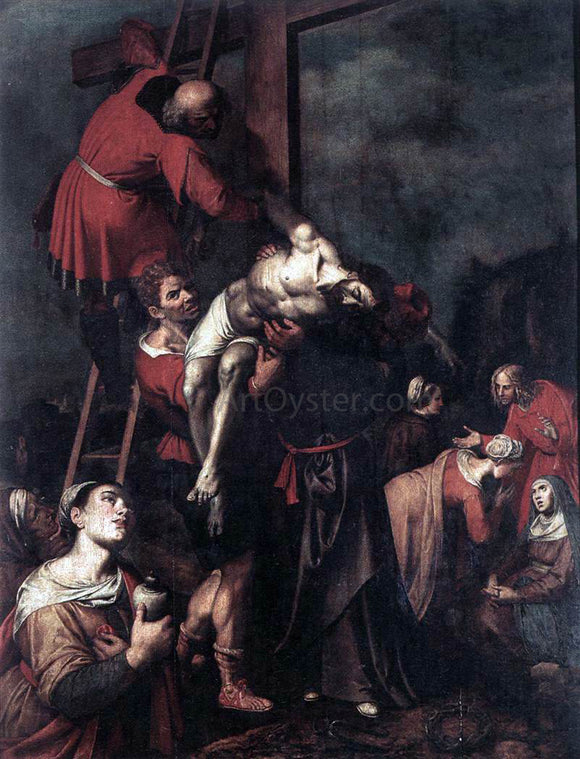  I Ambrosius Francken Descent from the Cross - Art Print