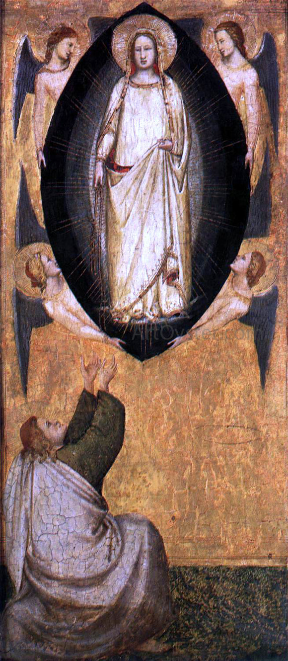  Maso Di Banco Descent of Mary's Girdle to the Apostle Thomas - Art Print