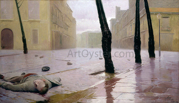  Antonio Fillol Granell Despues de la Refriega - Art Print