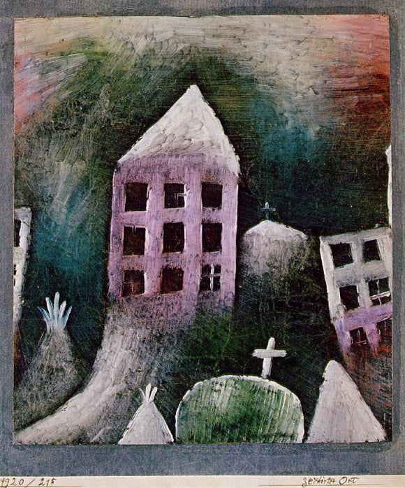  Paul Klee Destoryed Place - Art Print