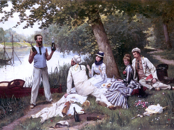  Roger-Joseph Jourdain Di Manchea La Grande Jatteis Ian Donthesei - Art Print
