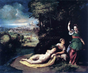  Dosso Dossi Diana and Calisto - Art Print