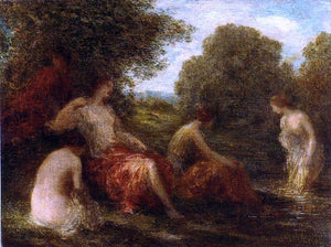  Henri Fantin-Latour Diana and Her Handmaidens - Art Print