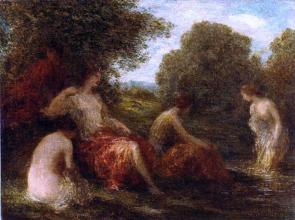  Henri Fantin-Latour Diana and Her Handmaidens - Art Print
