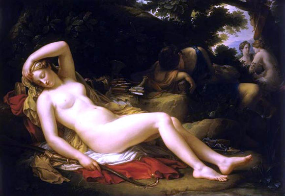  etienne-Barthelemy Garnier Diana and Her Nymphs - Art Print