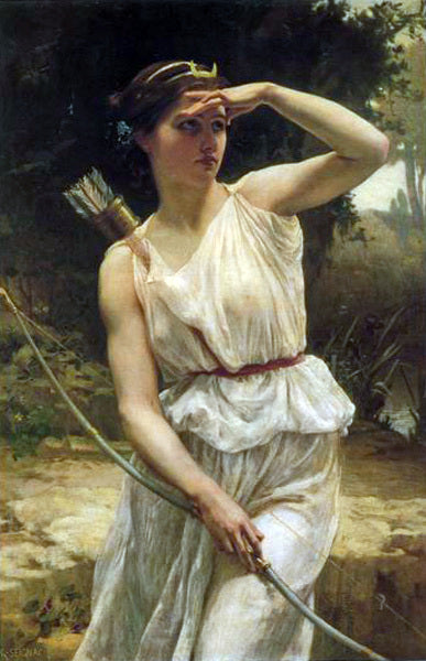  Guillaume Seignac Diana Hunting - Art Print