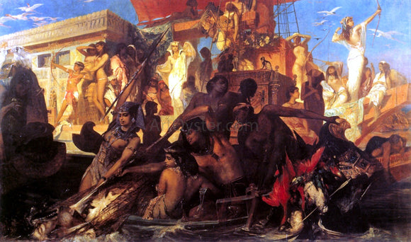  Hans Makart Die Niljagd der Kleopatra - Art Print