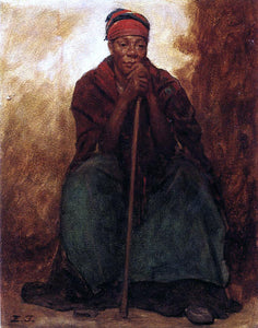  Eastman Johnson Dinah, Portrait of a Negress - Art Print