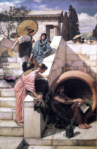  John William Waterhouse Diogenes - Art Print