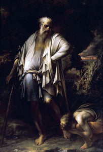  Salvator Rosa Diogenes Casting Away His Cup - Art Print