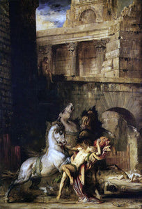  Gustave Moreau Diomedes Devoured by His Horses - Art Print