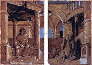  The Younger Hans Holbein Diptych with Christ and the Mater Dolorosa - Art Print