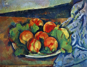  Paul Cezanne Dish of Peaches - Art Print