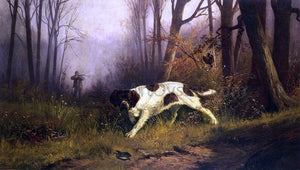  Edmond H Osthaus Dog with Hunter - Art Print