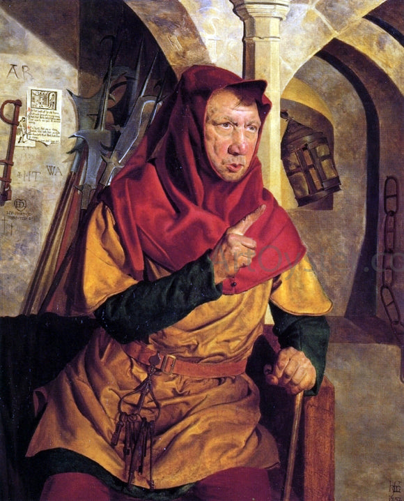  Henry Stacy Marks Dogberry Examining Conrade and Borachio - Art Print