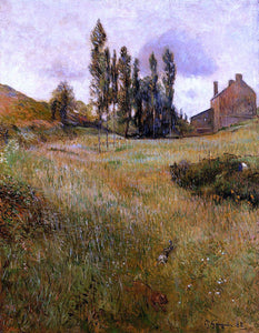  Paul Gauguin Dogs Running through a Field - Art Print