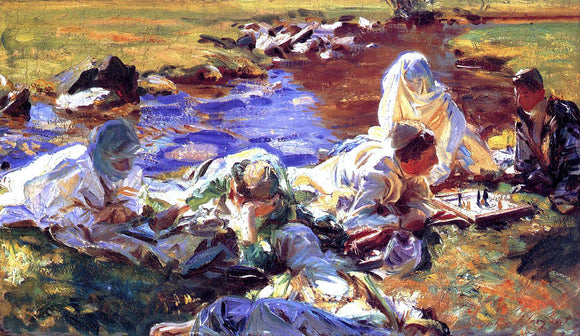  John Singer Sargent Dolce Far Niente - Art Print