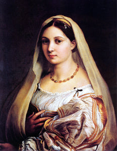  Raphael Donna Velata (also known as Woman with a Veil) - Art Print
