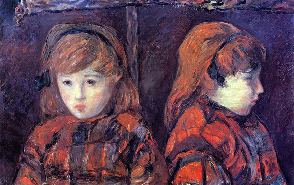  Paul Gauguin Double Portrait of a Young Girl (Mademoiselle Lafuite) - Art Print
