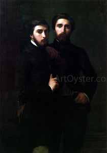  Hippolyte Flandrin Double Portrait of the d'Assy Brothers - Art Print