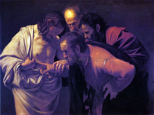  Caravaggio Doubting Thomas - Art Print