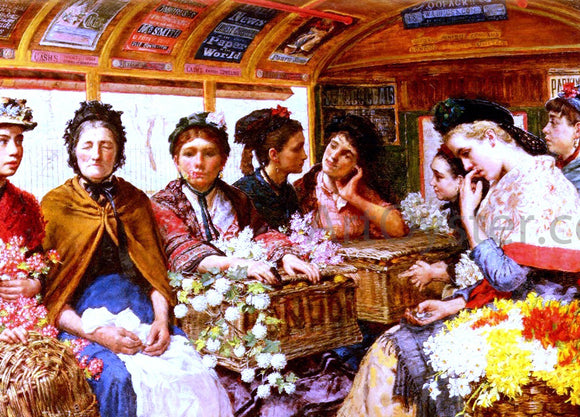  Maria Matilda Brooks Down Piccadilly, Returning From Covent Garden Market One June Morning, 1882 - Art Print